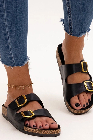 Klapki negras con suela de... 2