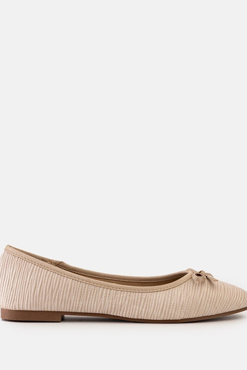 Bailarinas beige con lazo y... 2