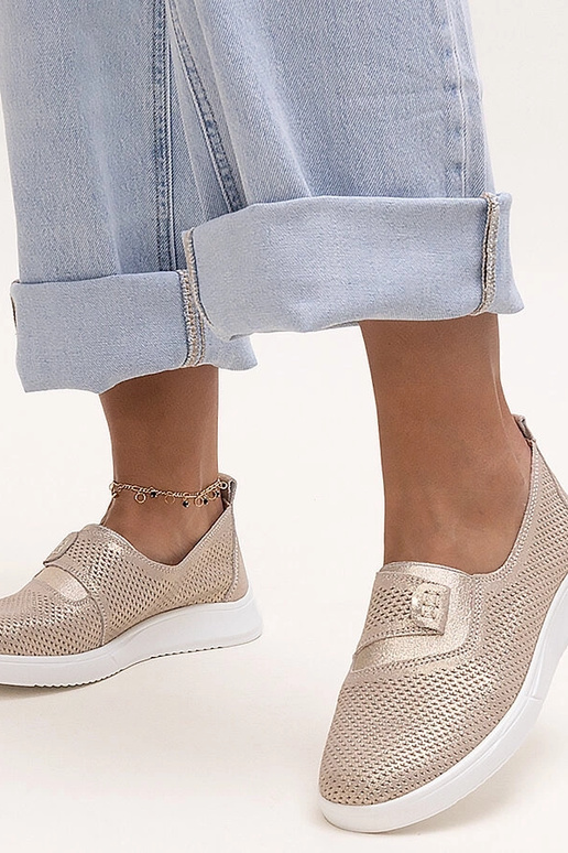 Zapatillas deportivas de piel...