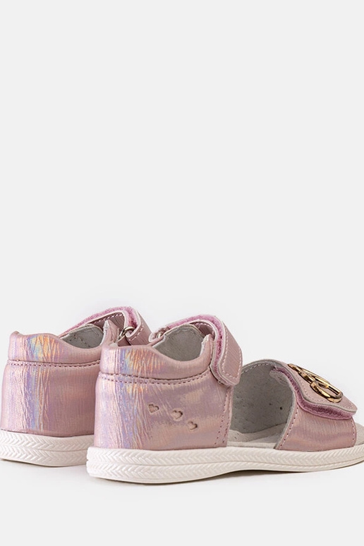Sandalias infantiles rosas con...