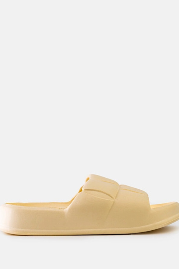 Zapatillas de espuma beige Lete
