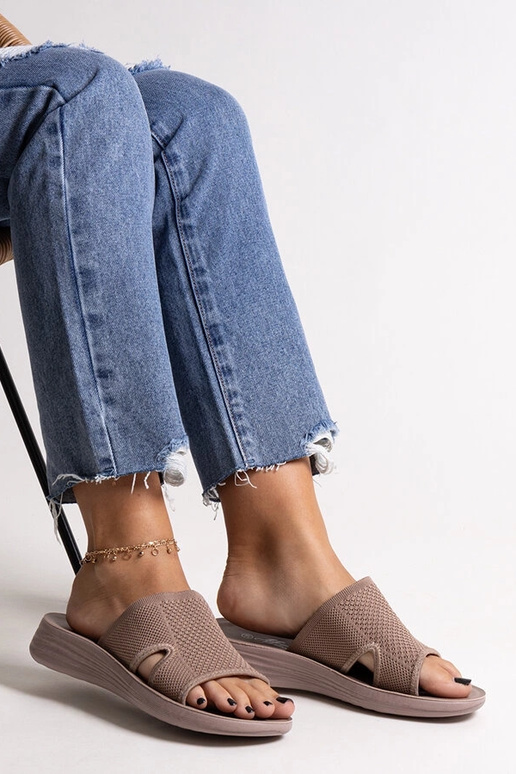 Chanclas de plataforma Linah Brown