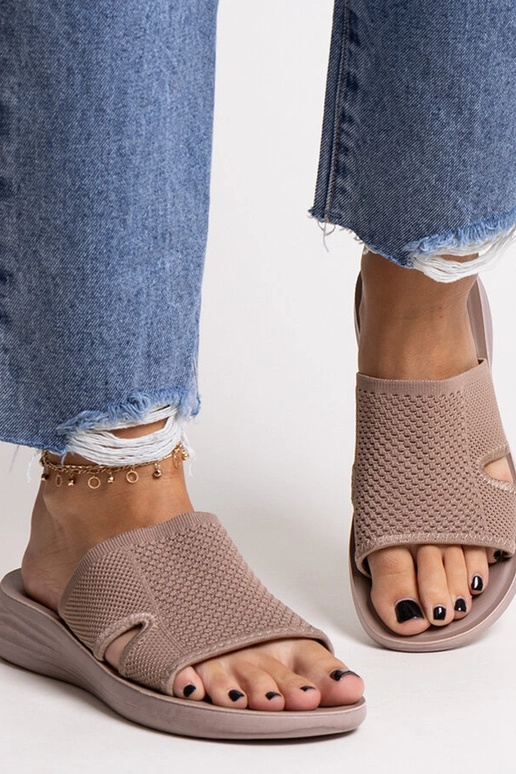 Chanclas de plataforma Linah Brown