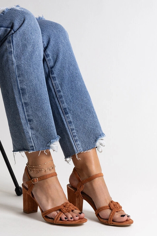 Sandalias de tacón de bloque Shama de...