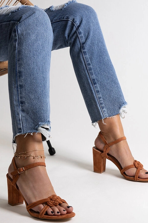 Sandalias de tacón de bloque Shama de...