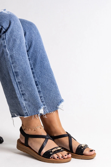 Sandalias negras con... 2