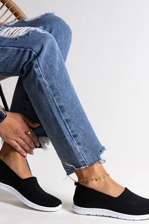 Zapatillas sin cordones Shalha negras