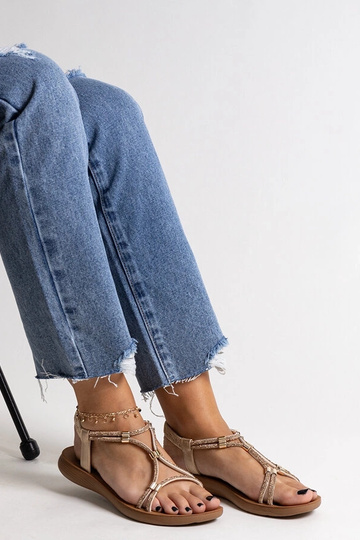 Sandalias doradas Leilana... 2