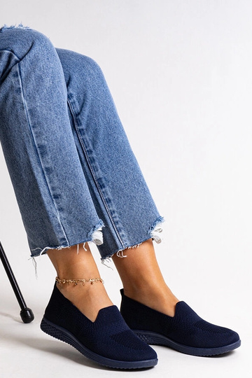 Zapatillas sin cordones Abadly Navy 2