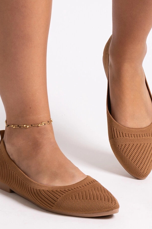 Bailarinas de tela color caramelo... Bailarinas de tela color caramelo...