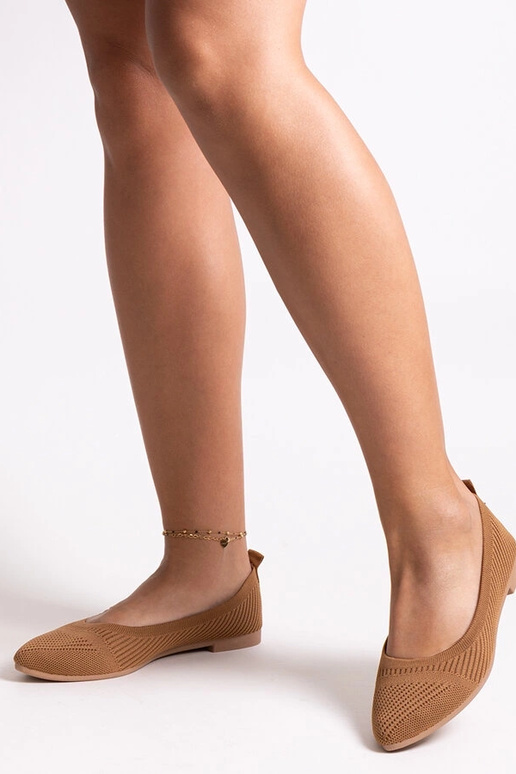 Bailarinas de tela color caramelo... Bailarinas de tela color caramelo...