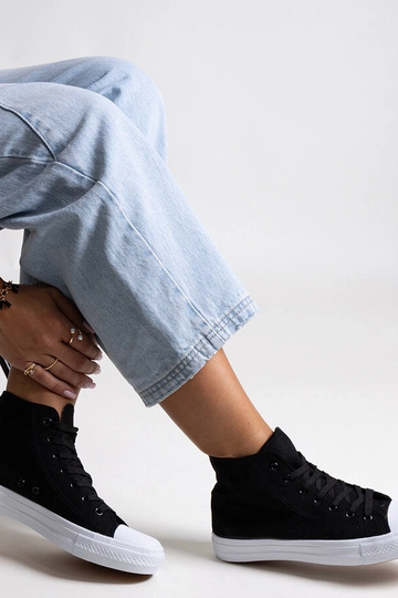 Zapatillas altas negras Ghanem