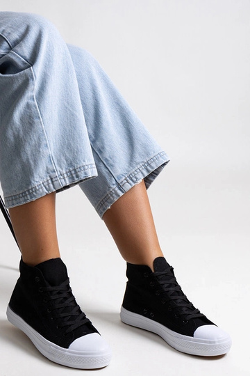 Zapatillas altas negras Ghanem 2
