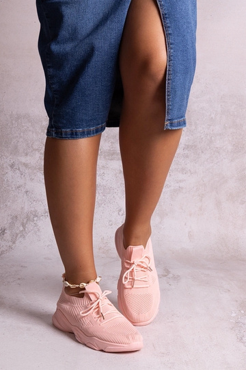 Zapatillas de tela rosa Madi