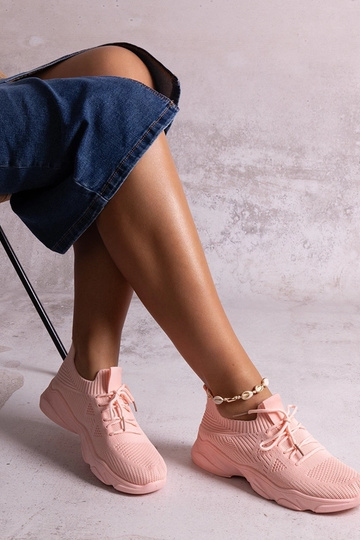 Zapatillas de tela rosa Madi 2