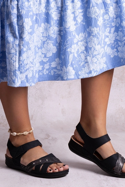 Sandalias de plataforma Nural negras