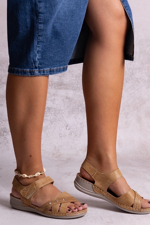 Sandalias de plataforma marrones Nural