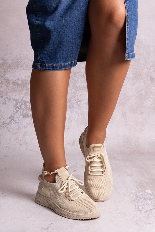 Zapatillas deportivas Khitam beige