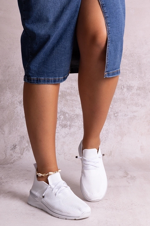 Zapatillas blancas sin cordones Gaberla