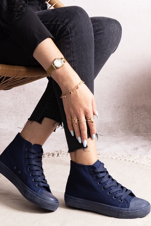 Zapatillas altas Rafife azul marino