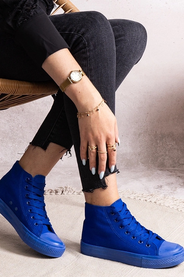 Zapatillas altas Rafife azules 2