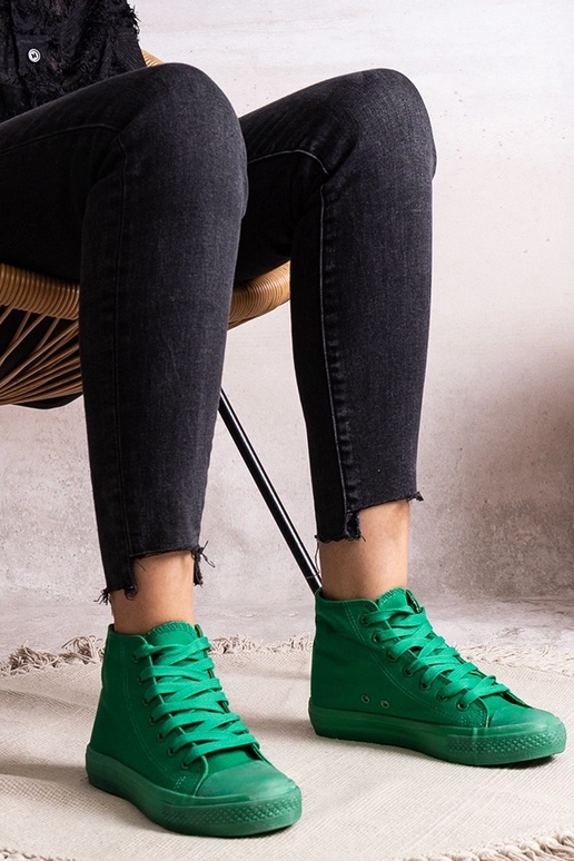 Zapatillas altas Rafife de color verde