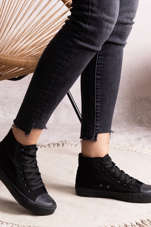 Zapatillas altas negras Rafife