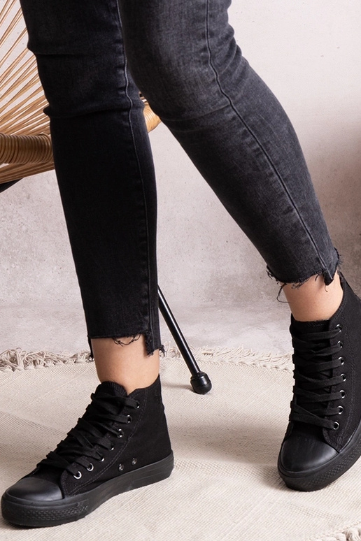 Zapatillas altas negras Rafife