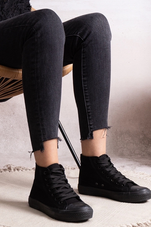 Zapatillas altas negras Rafife