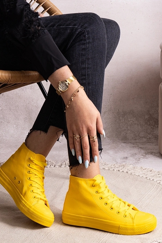 Zapatillas altas amarillas Rafife