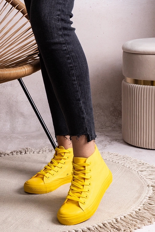 Zapatillas altas amarillas Rafife
