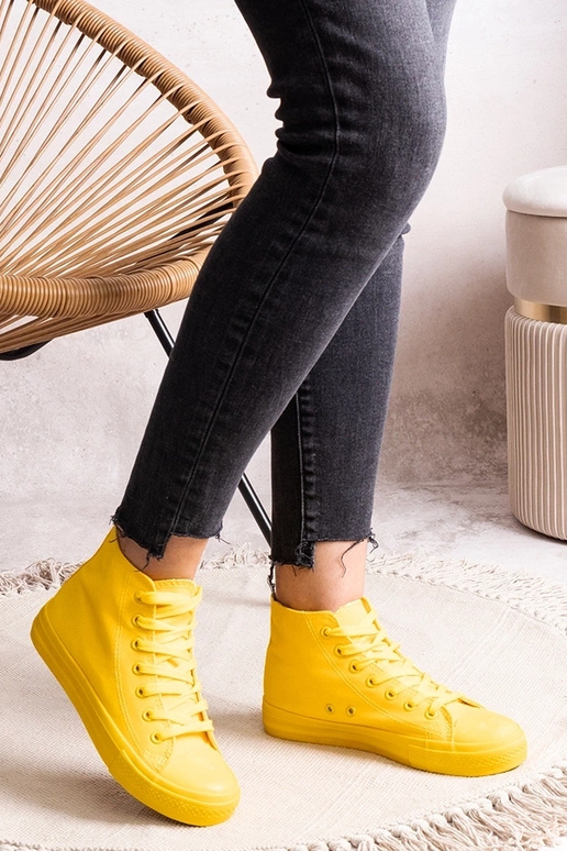 Zapatillas altas amarillas Rafife