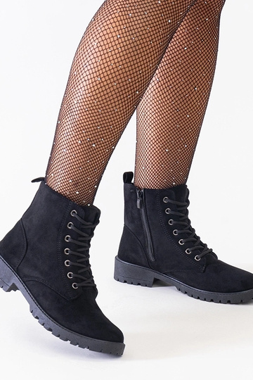 Botas de trabajo negras de...