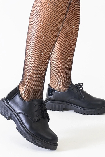 Zapatos casuales negros con...