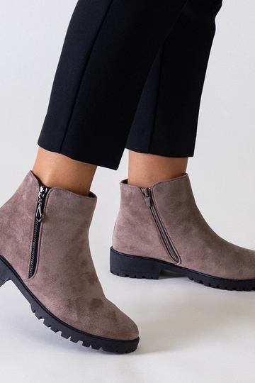 Botines marrones con...