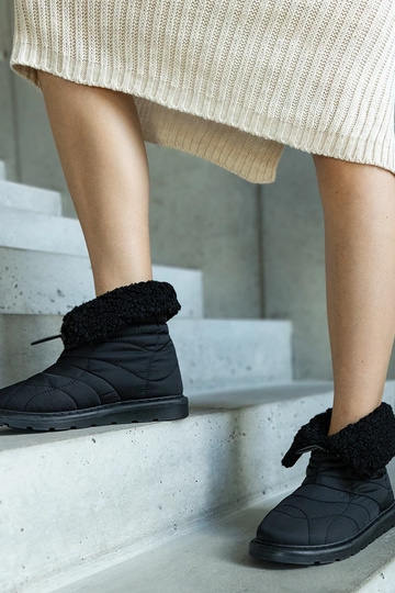 Botas de nieve negras con...