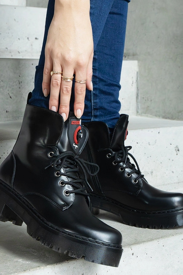 Botines negros para mujer Ranco 2