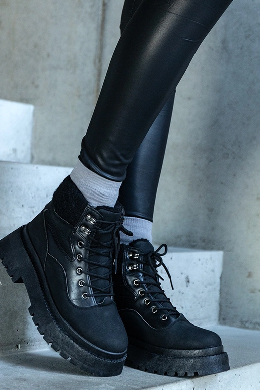 Botas de senderismo negras de suela...