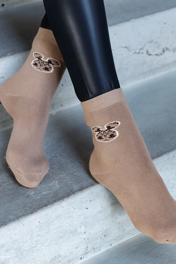 Calcetines cálidos beige Sella 2