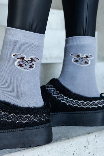 Calcetines cálidos de color...