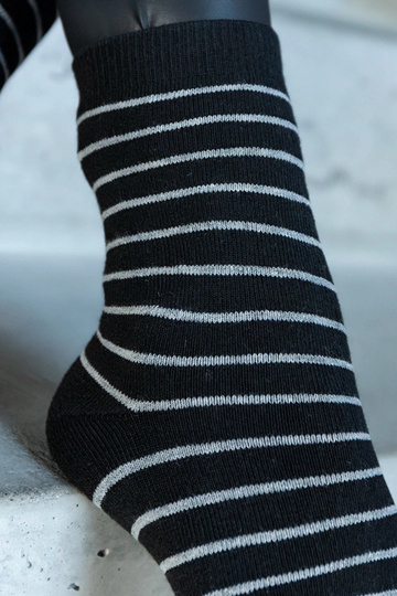 Calcetines cálidos blancos y negros Sella 2