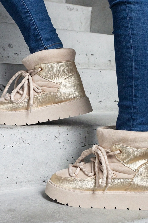 Botas de nieve con plataforma y forro...