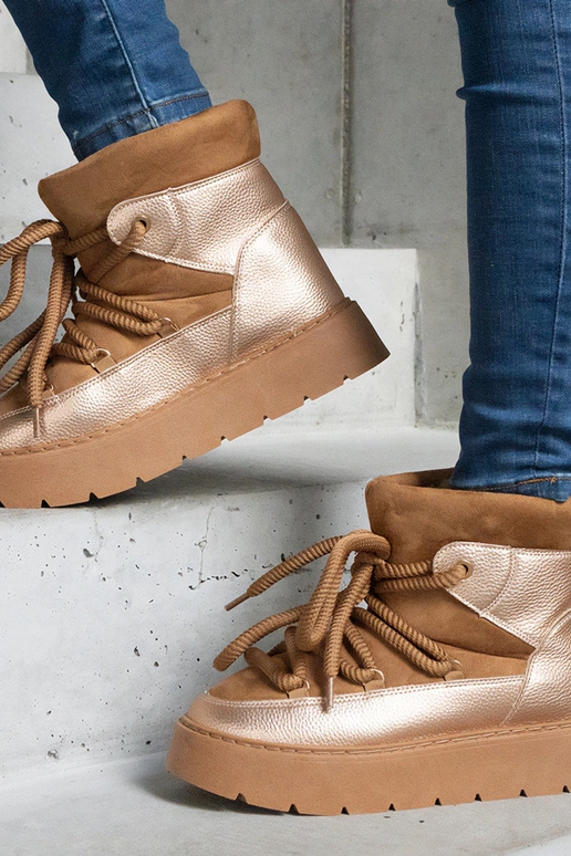 Botas de nieve con plataforma y forro...