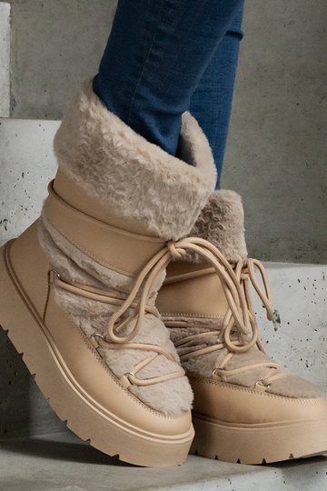 Botas de nieve con cordones... 2