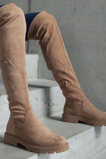 Botas largas marrones con... 2