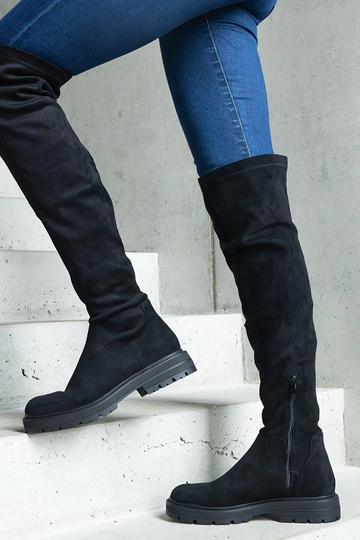 Botas largas negras con...