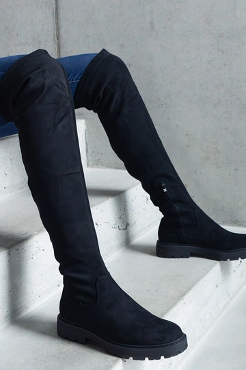 Botas largas negras con... 2