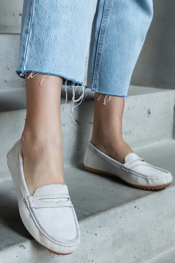 Mocasines grises de ante... 2