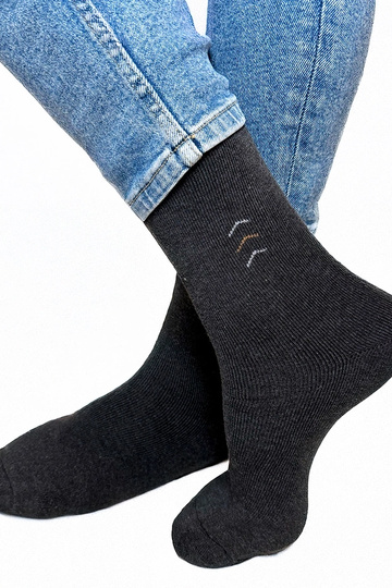 Calcetines térmicos gris oscuro para hombres Narus 2