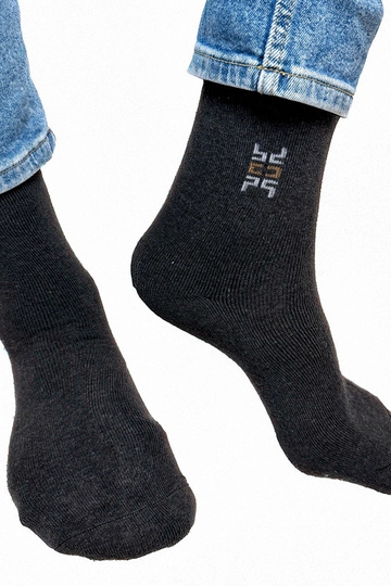 Calcetines térmicos gris oscuro para hombres Narus